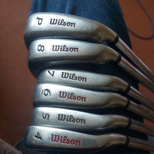 Wilson fat shaft iron set - wilson,